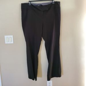 Torrid Black Trousers 22R straight leg